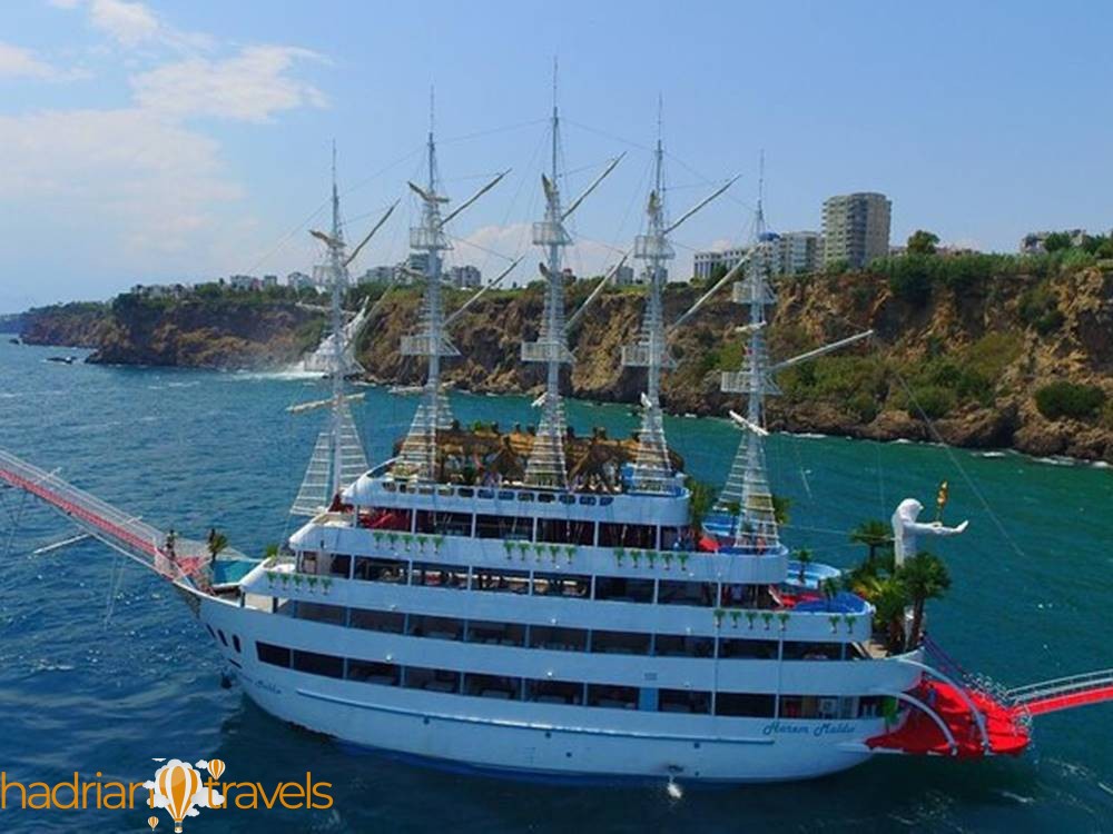 Boat Trip in Antalya 2024 Price Book Now Hadrian Travels